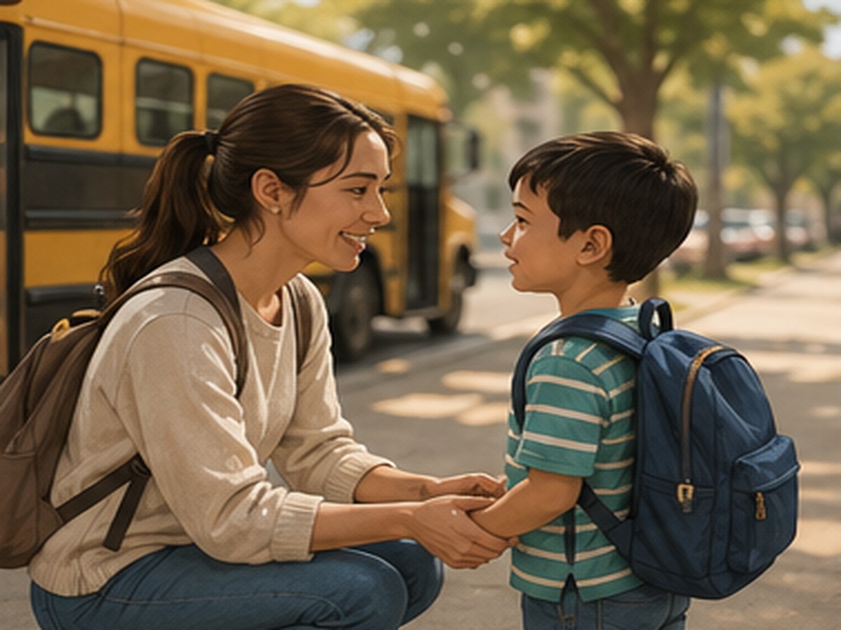School-age childcare routine guide for au pair matching